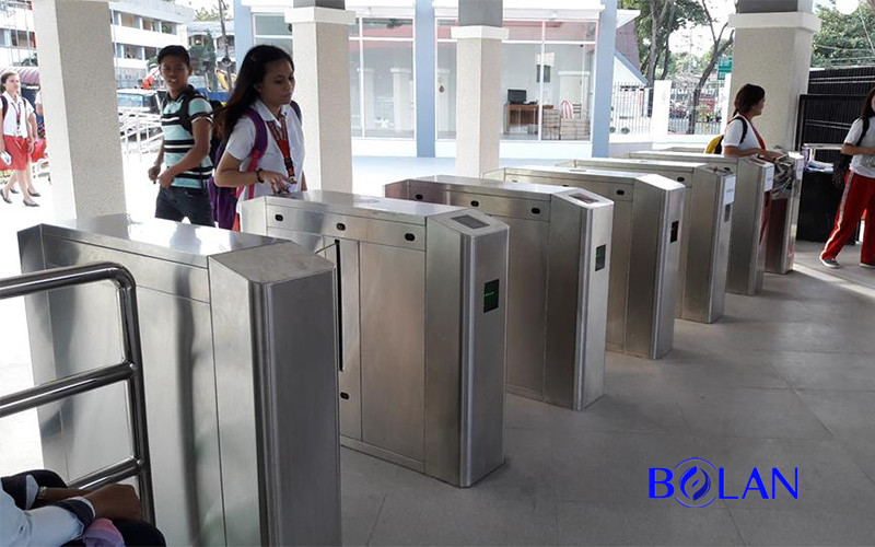 Full auotmatic flap turnstile gate 