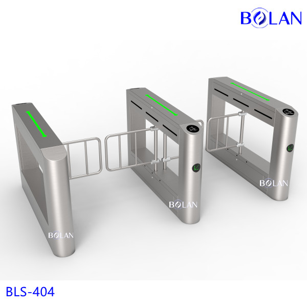 BLS-S404 Entrance control optical turnstile gate swing barrier